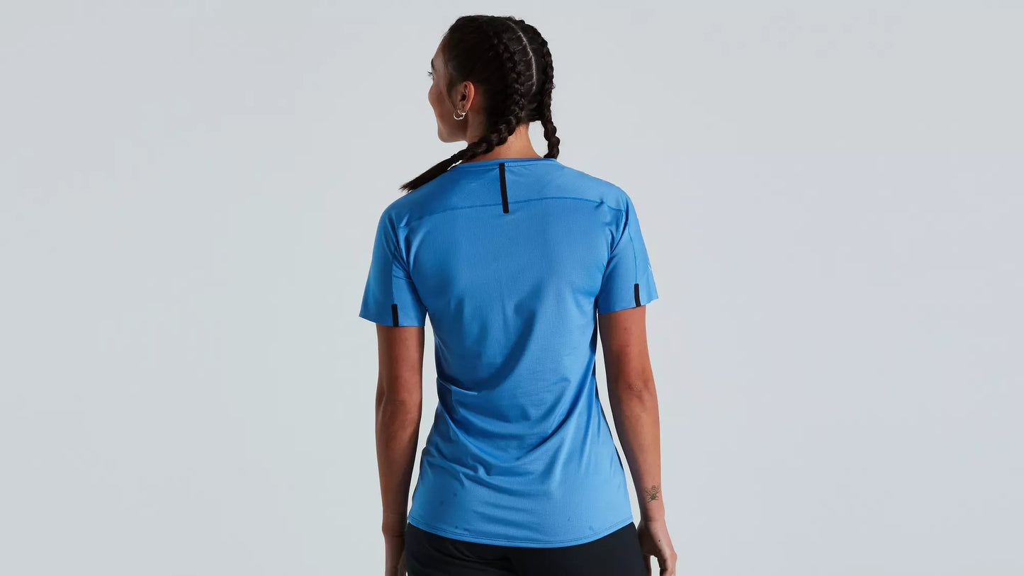 Women's Trail Air Short Sleeve Jersey - Sky Blue