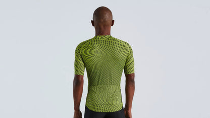 Men's SL Bicycledelics Jersey Hyper Green