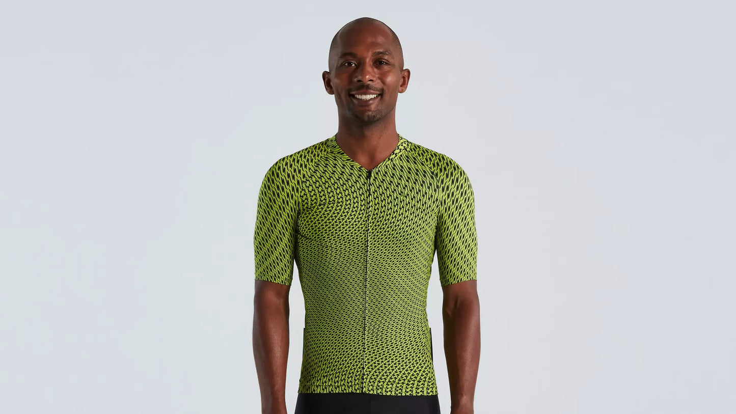 Men's SL Bicycledelics Jersey Hyper Green