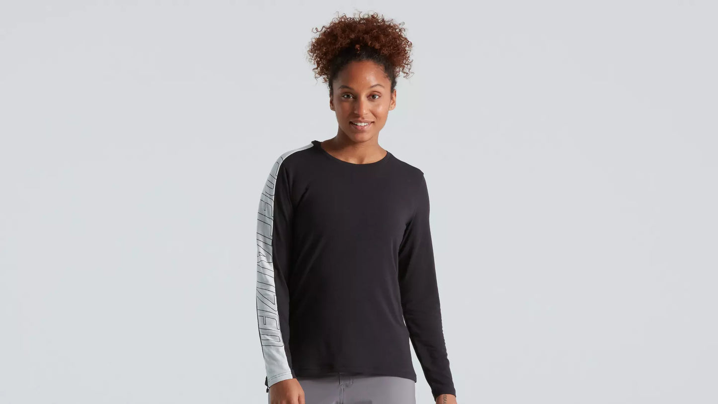 Trail-Series Jersey LS WMN - Black