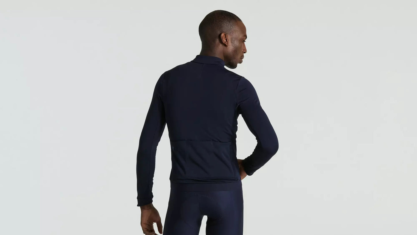 Men's Prime Power Grid Long Sleeve Jersey - Dark Navy