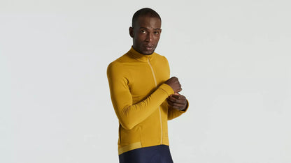 Men's Prime Power Grid Long Sleeve Jersey - Harvest Gold